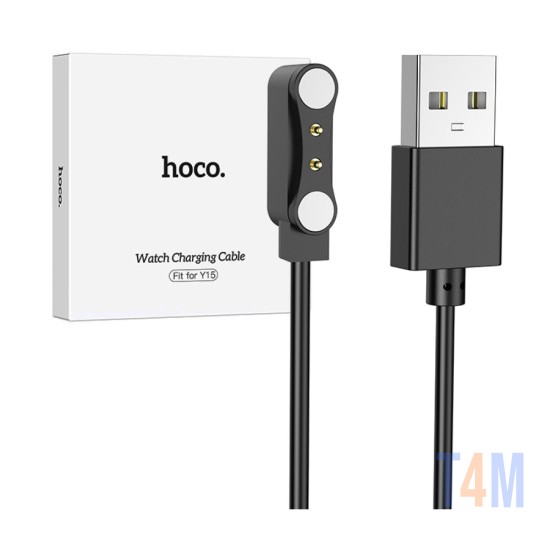 Hoco Wireless Charger for Y15 Sports Smartwatch Black